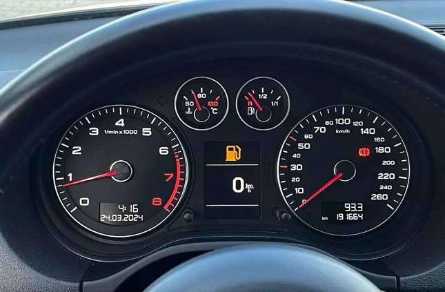 Audi A3 cena 26997 przebieg: 191000, rok produkcji 2009 z Głogów małe 301